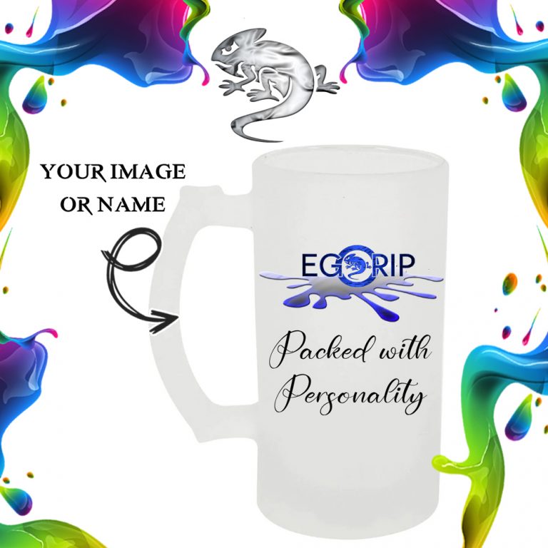 Frosted Glass Beer Mug - EGORIP