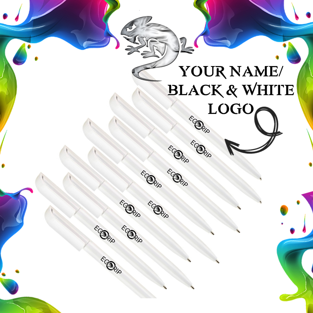 50 Pack Bulk Pens - Light Blue Particle Pens With Silver Accents, Black Ink Retractable Ballpoint Pens