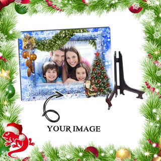 Christmas Laminate Wood Frame