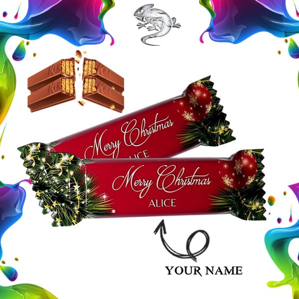 Christmas Personalised KitKat