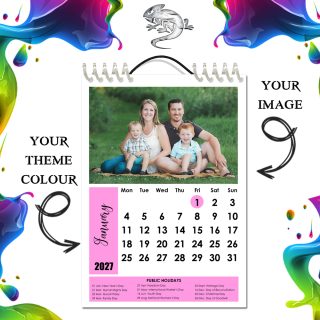 2027 Personalised Wall Calendar
