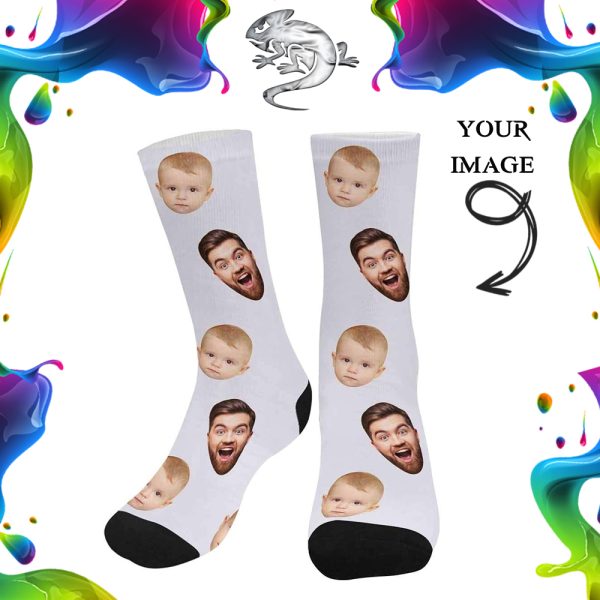 Long Photo Socks- Adult