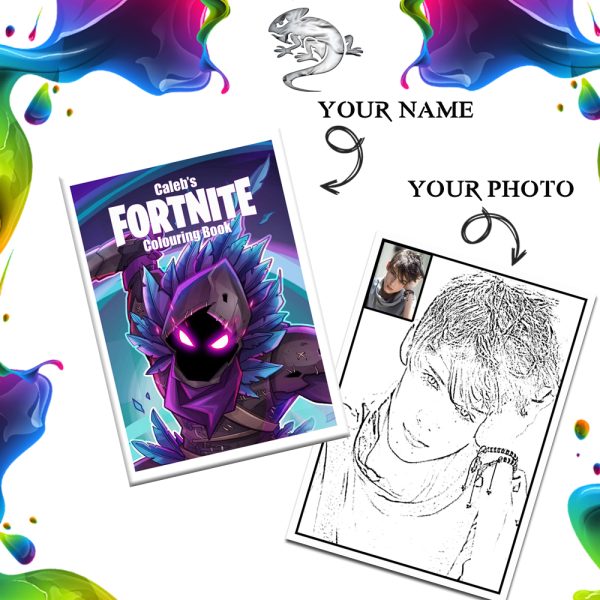 Fortnite Personalized Colouring Book