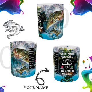 Fishing Missed Your Call Mug