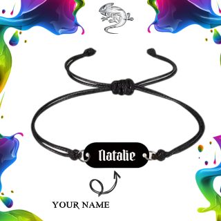 Engraved Name Bracelet- Adjustable