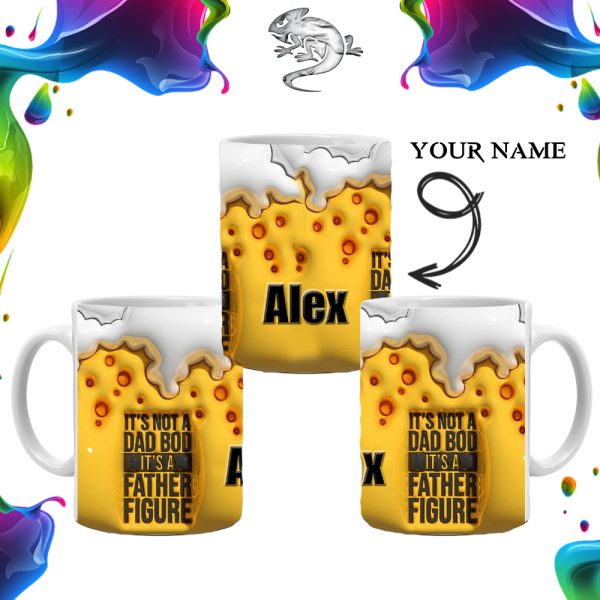 Beer Bubble Design Personalized Mug