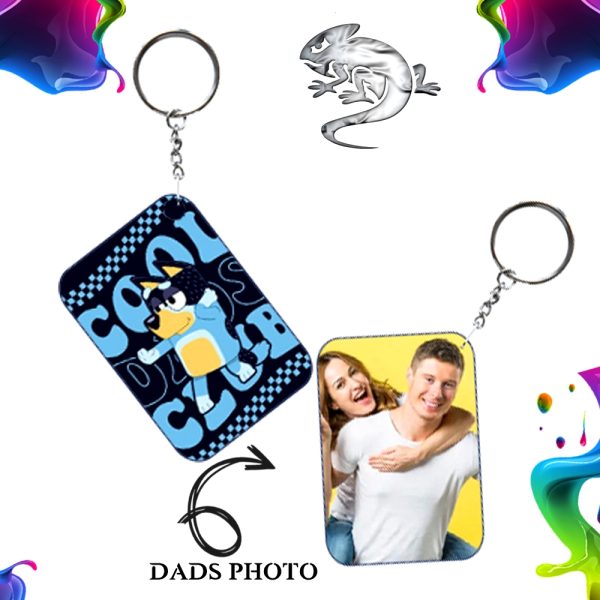 Bluey Dads Club Keychain