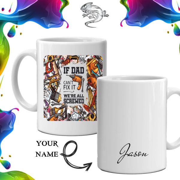 If Dad Can't Fix It Personalized Mug
