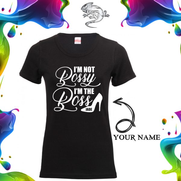 Bossy Boss Personalised T-Shirt