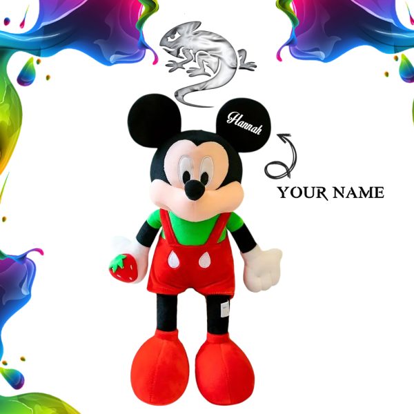 Strawberry Mickey Mouse Plush