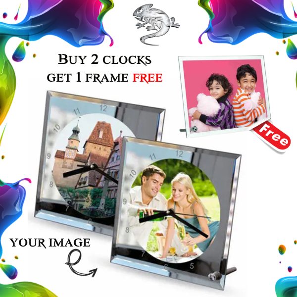 2 Clocks + 1 FREE Frame