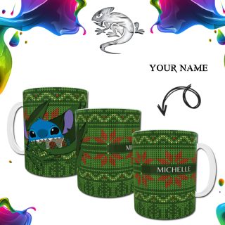 Stitch Cuddle Up Full Wrap Mug