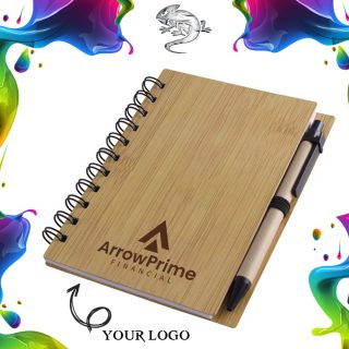 Branded Bamboo Notebook