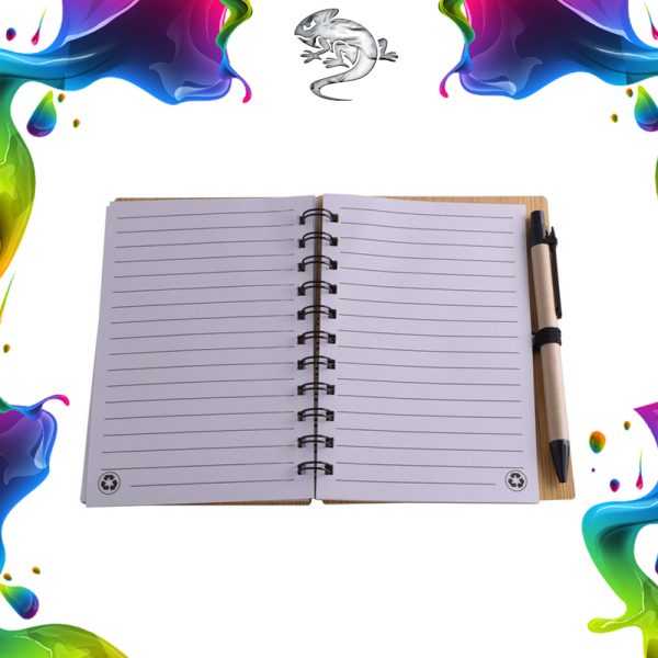 Branded Bamboo Notebook - Image 2