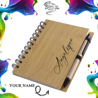 Bamboo Notebook- Personalised