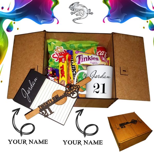 21st Birthday Key Gift Box