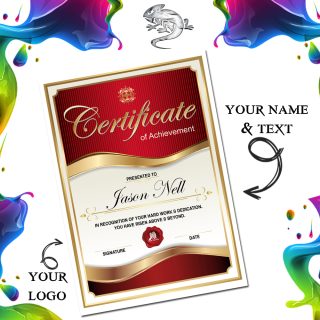 Certificate of Acheivement