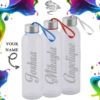 Glass Water Bottle