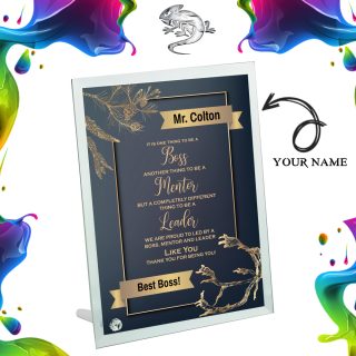 Boss Mentor Leader Glass Frame