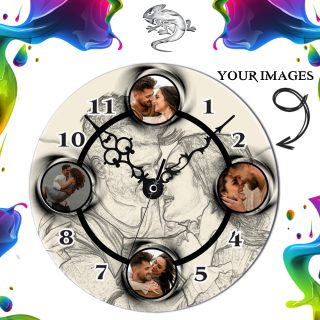 Texture Image Clock