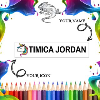 48pc Personalised Stationery Label