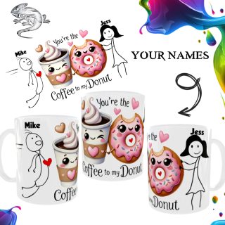 Coffee To My Donut Mug