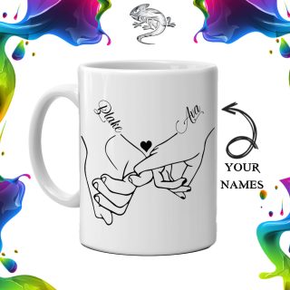 You And Me Personalised Mug