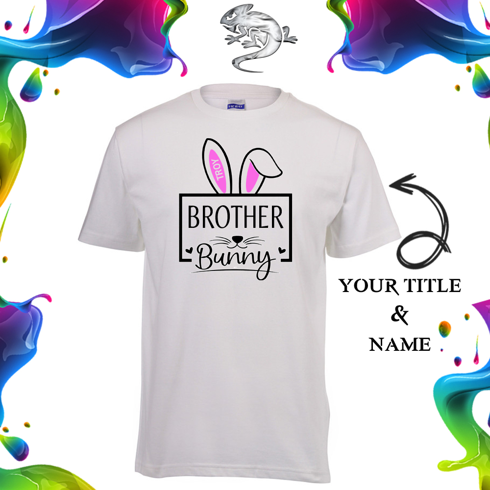 Kids Easter Bunny Personalised T-Shirt