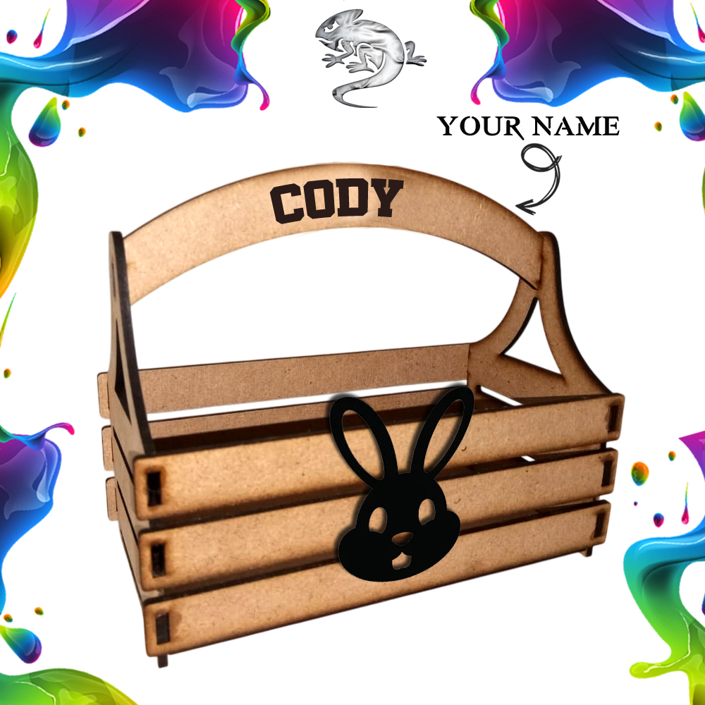 Easter Hunt Personalised Basket