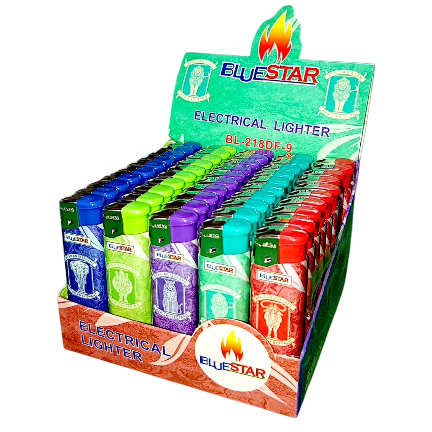 50pc Lighter Big 5 Animals - Personalized Gifts