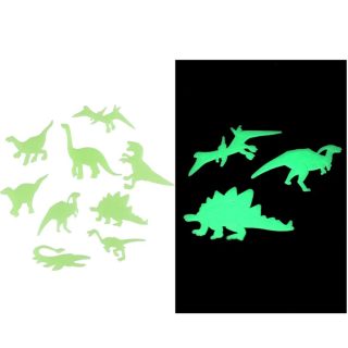 Glow In The Dark 2D Dinosaur Pack 14pc