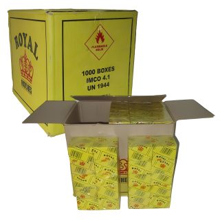 Bulk Box Royal Matches 1000 Units