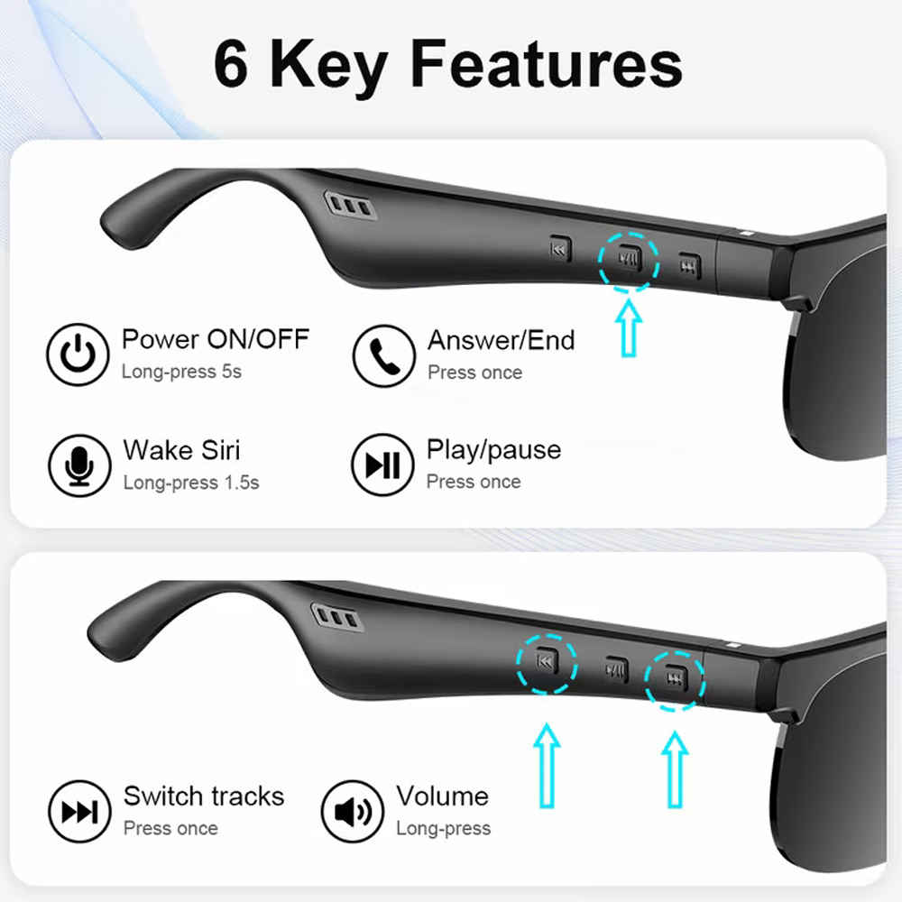 Wireless Smart Headset Glasses - Image 4