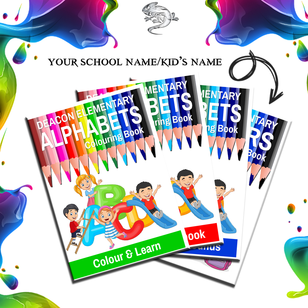 Education Books Numbers And Alphabets